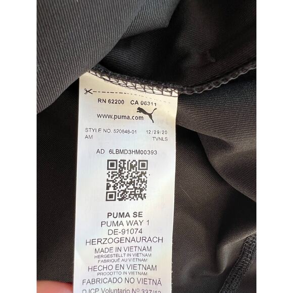 Puma Men's Run Cooladapt Full Zip Jacket Black 520848 01 Size L NWT - Picture 3 of 12